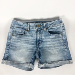 AEO Blue Jean Shorts